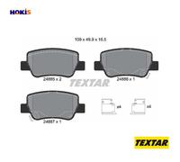 BRAKE PAD SET DISC BRAKE 2488501 FOR TOYOTA 3ZR-FE/FAE 2.0L 2ZR-FAE 1.8L 4cyl