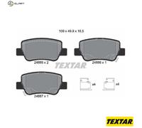 BRAKE PAD SET DISC BRAKE 2488501 FOR TOYOTA 3ZR-FE/FAE 2.0L 2ZR-FAE 1.8L 4cyl