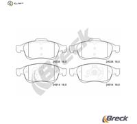 Brake pads 24914 00 701 00 BRECK for RENAULT DACIA NISSAN MITSUBISHI