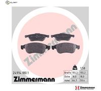 ZIMMERMANN 24914.180.1 Brake pad set