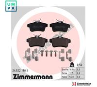 BRAKE PAD SET DISC BRAKE 24922.170.1 FOR CITROEN RHD /AHV /AHS 2.0L 4cyl DS4