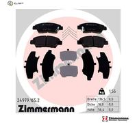 BRAKE PAD SET DISC BRAKE 24979.165.2 FOR HONDA R18A1 1.8L L15A7 1.5L LDA2 1.3L
