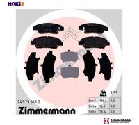BRAKE PAD SET DISC BRAKE 24979.165.2 FOR HONDA R18A1 1.8L L15A7 1.5L LDA2 1.3L