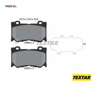 Genuine OE Textar Brake Pads Full Set Of 4 Front 2499401