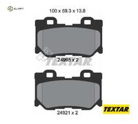 BRAKE PAD SET DISC BRAKE 2499501 FOR INFINITI NISSAN 370Z/FAIRLADY/Roadster 2.0L