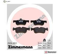 BRAKE PAD SET DISC BRAKE 25014.183.1 FOR BMW B37D15A B38B15A 1.5L 3cyl B47D20