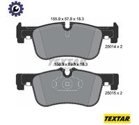 BRAKE PAD SET DISC BRAKE 2501401 FOR BMW B37D15A B38B15A 1.5L 3cyl 1 Van F20