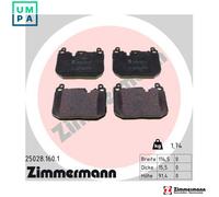 ZIMMERMANN 25028.160.1 Brake pad set
