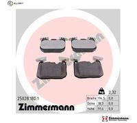ZIMMERMANN 25028.180.1 Brake pad set