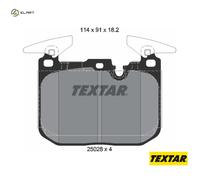 BRAKE PAD SET DISC BRAKE 2502801 FOR BMW N55 B30 A 3.0L 6cyl 3 SERIES B37D15