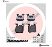Brake pads 25029.170.1 ZIMMERMANN for BMW 1 Sports Hatch 3 4 Coupe 3 Touring