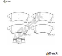 BRAKE PAD SET DISC BRAKE 25031 00 701 00 FOR VAUXHALL ASTRA/Mk/VI CHEVROLET