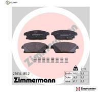 ZIMMERMANN 25034.185.2 Brake pad set