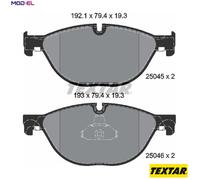 BRAKE PAD SET DISC BRAKE 2504501 FOR BMW 6/Gran/F0/Convertible/F12/F13 7/F01