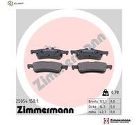 Otto Zimmermann GmbH Brake Pad Set 25054.150.1