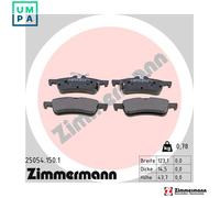 Otto Zimmermann GmbH Brake Pad Set 25054.150.1