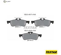 TEXTAR 2505401 Brake pad set