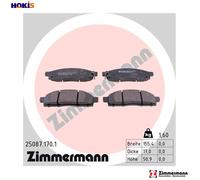 ZIMMERMANN 25087.170.1 Brake pad set