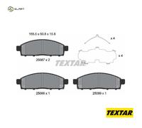 BRAKE PAD SET DISC BRAKE 2508703 FOR MITSUBISHI TRITON/L200/Pickup STRADA 3.2L