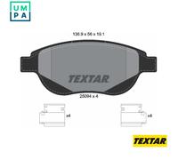 BRAKE PAD SET DISC BRAKE 2509401 FOR PEUGEOT 307/SW/CC CITROEN C4/PALLAS 2.0L