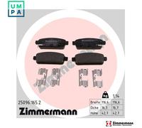 ZIMMERMANN 25096.165.2 Brake pad set