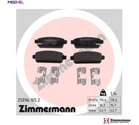 BRAKE PAD SET DISC BRAKE 25096.165.2 FOR CHEVROLET OPEL ZAFIRA/TOURER ASTRA/J