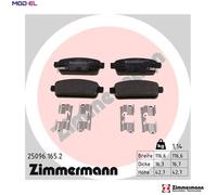 ZIMMERMANN 25096.165.2 Brake pad set