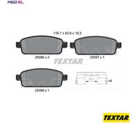 BRAKE PAD SET DISC BRAKE 2509606 FOR HOLDEN VAUXHALL ZAFIRA/Mk/III ASTRA/VI 1.6L