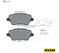 BRAKE PAD SET DISC BRAKE 2513402 FOR FORD AUSTRALIA M1JE 1.0L 3cylJTJA 1.6L 3cyl