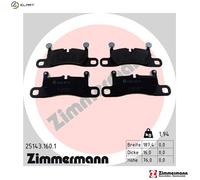 ZIMMERMANN 25143.160.1 Brake pad set