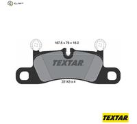 TEXTAR 2514301 Brake pad set