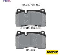 Brake Pads Set Front Textar 2514501 8J0698151K 8J0698151M 8J0698151Q