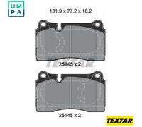 Brake Pads Set Front Textar 2514501 8J0698151K 8J0698151M 8J0698151Q