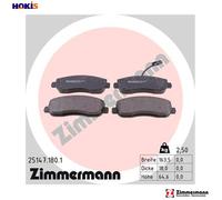 ZIMMERMANN 25147.180.1 Brake pad set