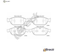 BRAKE PAD SET DISC BRAKE 25158 00 551 00 FOR AUDI CREC/CMDA/CTUB/CGXC 3.0L 6cyl