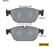 BRAKE PAD SET DISC BRAKE 2516002 FOR AUDI CGXC/CTDA/CREC/CMDA/CTUB 3.0L 6cyl A8