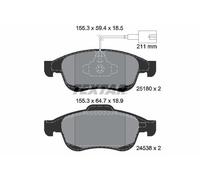 BRAKE PAD SET, DISC BRAKE 2518001
