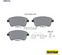 BRAKE PAD SET DISC BRAKE 2518401 FOR KIA VENGA/Hatchback/Van D4FC/G4FA 1.4L 4cyl