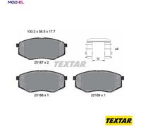 BRAKE PAD SET DISC BRAKE 2518701 FOR HYUNDAI SONATA/VI/VII i45 ix20 KIA 1.4L S5