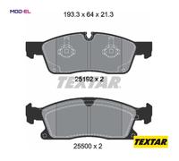 BRAKE PAD SET DISC BRAKE 2519202 FOR MERCEDES-BENZ BRABUS OM 651.960 2.1L 6cyl
