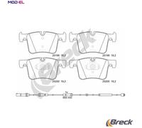 Fits BRECK 25199 00 551 10 Brake Pad Set, disc brake 25199 00 551 10 Ceramic br