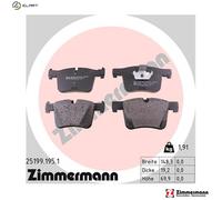 ZIMMERMANN 25199.195.1 Brake pad set