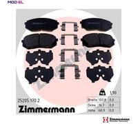 ZIMMERMANN 25205.170.2 Brake pad set