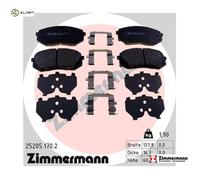 BRAKE PAD SET DISC BRAKE 25205.170.2 FOR HYUNDAI ix35/SUV SONATA/VII TUCSON 1.7L