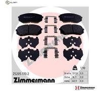 ZIMMERMANN 25205.170.2 Brake pad set