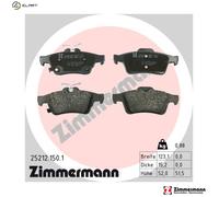 ZIMMERMANN 25212.150.1 Brake pad set