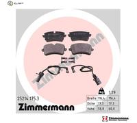 ZIMMERMANN 25214.175.3 Brake pad set
