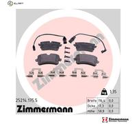 ZIMMERMANN 25214.175.5 Brake pad set