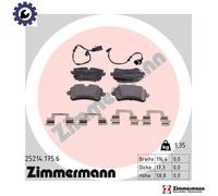BRAKE PAD SET DISC BRAKE 25214.175.6 FOR AUDI A8/S8 CGXA/CREG/CGWA 3.0L 6cyl A8