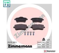 BRAKE PAD SET DISC BRAKE 25215.190.1 FOR MERCEDES-BENZ GLE/SUV GLA-CLASS SLC GLE